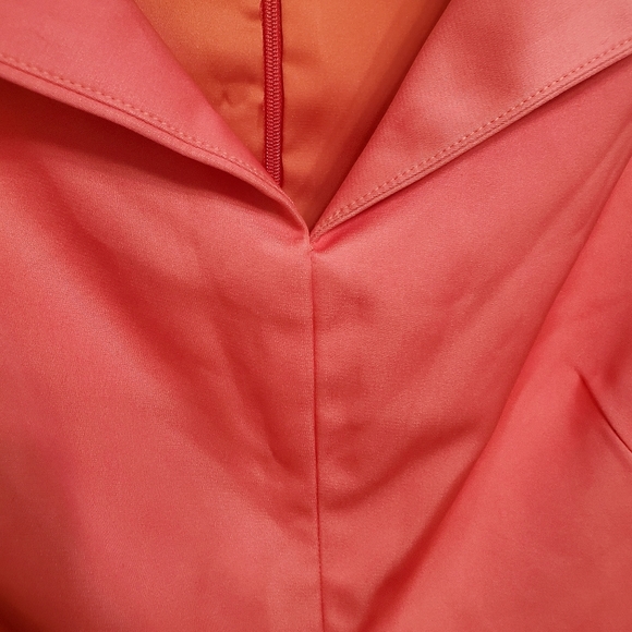 Lela Rose Slit Front Full Skirt Peony Peplum Dress - Picture 7 of 8